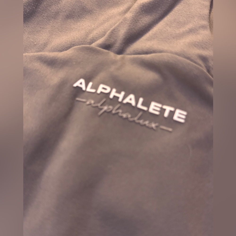 Alphalete  gray sports bra